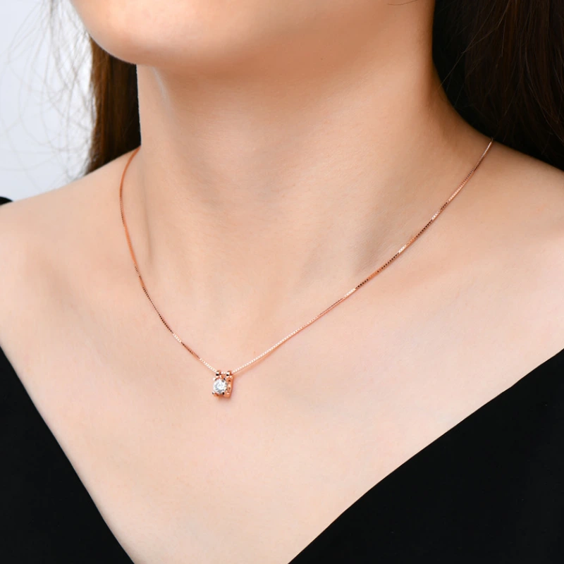 Fierce Grace Moissanite Necklace featuring a bold bull head solitaire pendant in 925 sterling silver – Mireli Jewelry