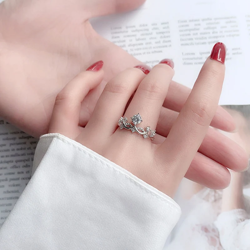 True Pair moissanite couple rings set in 925 sterling silver with royal-inspired design, adjustable wedding bands for him and her – Mireli Jewelry